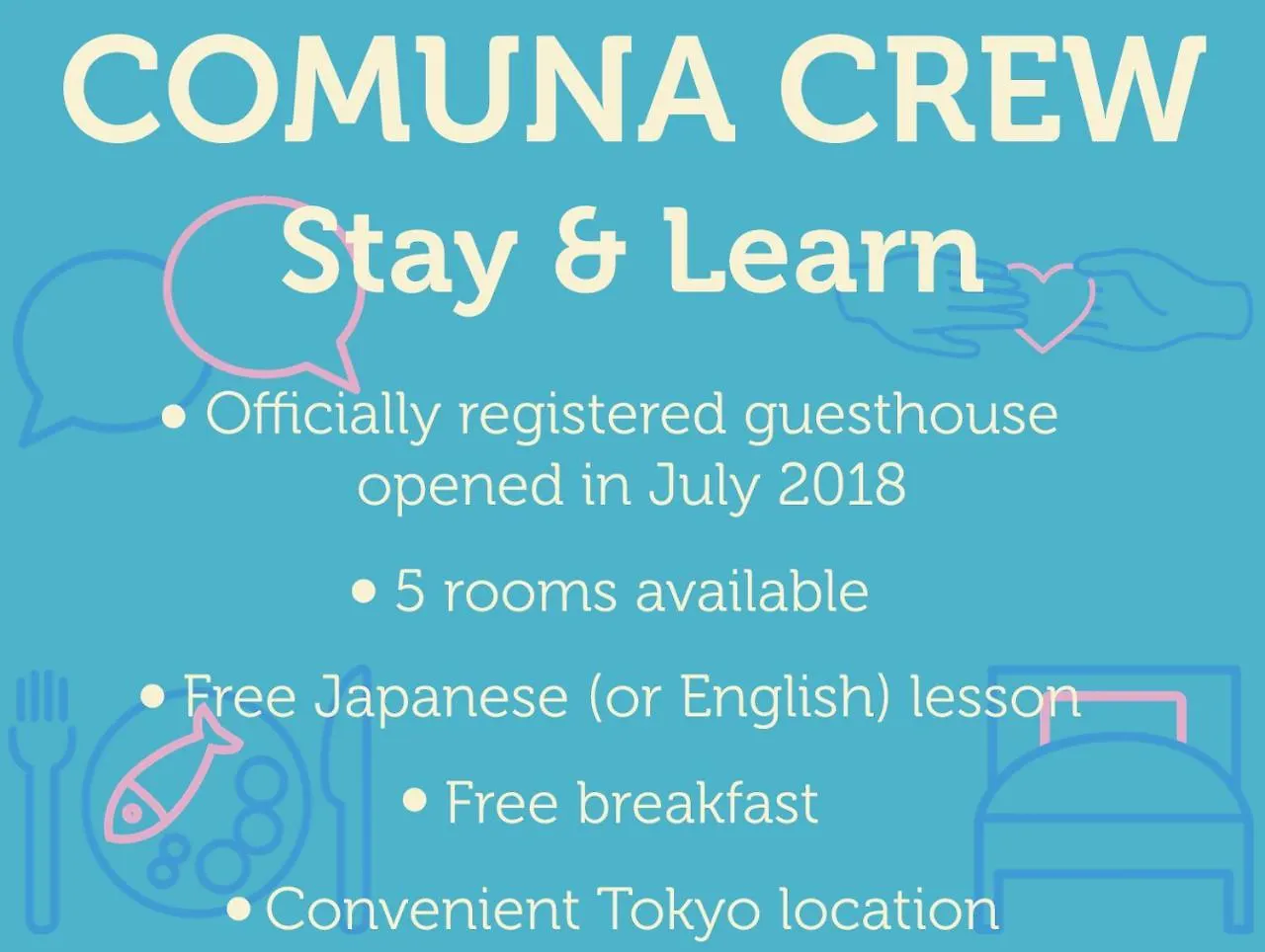 Comuna Crew Stay & Learn Japan